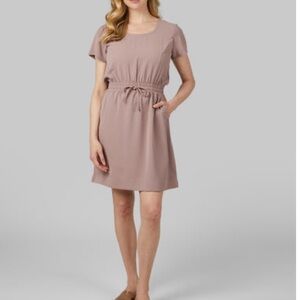 Elegant Tan Women's Dress